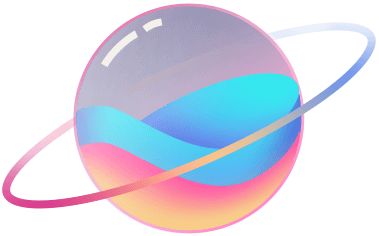 Graphic planet logo